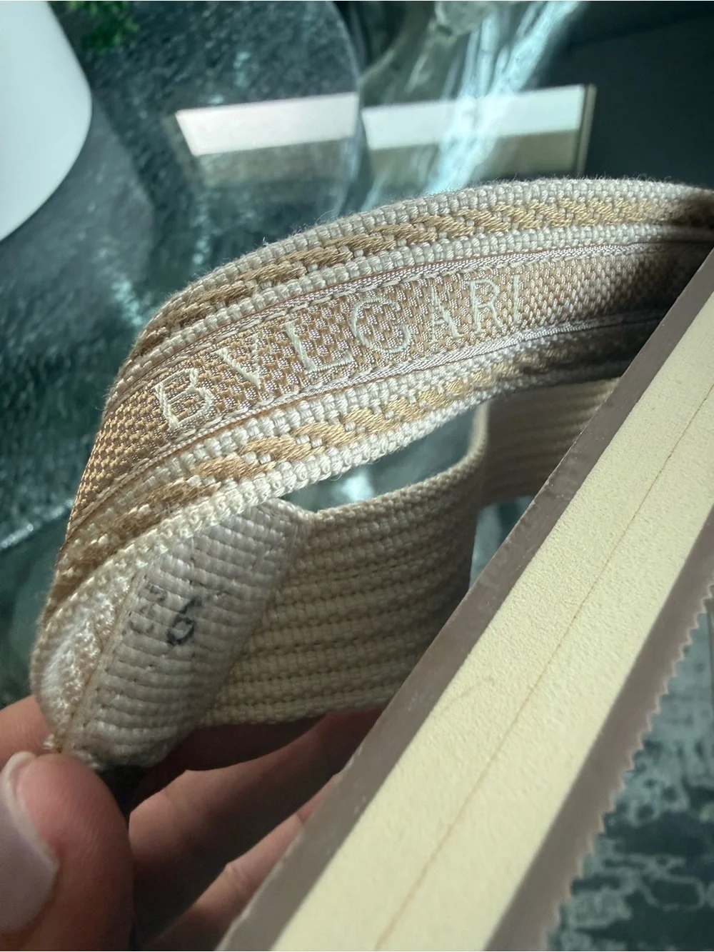 Bulgari woman’s Brown & Beige Flip Flop Sandals